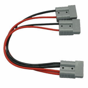50AMp Grey to 2x50Amp Square Connector Lumeno