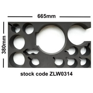 Crockery Insert 665mm x 380mm