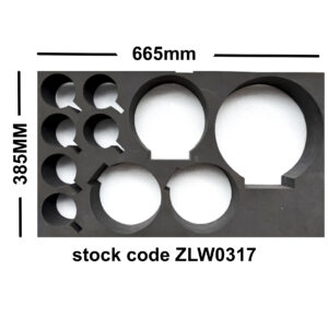 Crockery Insert  665mm x 385mm