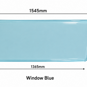 Window Blue Fixed 1545 x 575 Tapered