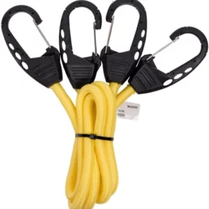 Bungee Cord Yellow 80cmx8mm 2 Pce